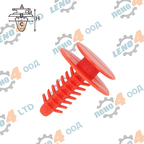 FIAT - PLASTIC CLIP FIAT - (001-0055)