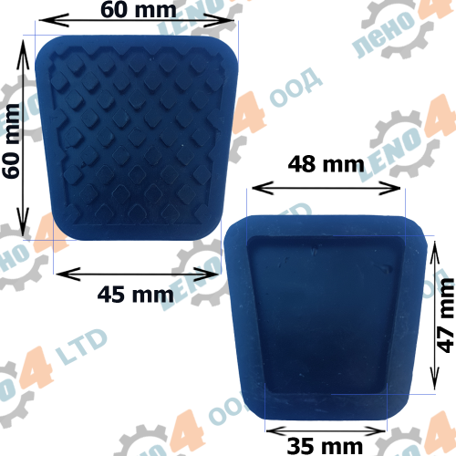 HONDA - RUBBER PEDAL COVER HONDA ACCORD CIVIC CR-V CRX ELEMENT PRELUDE GP-036