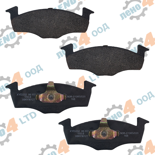 VW - НАКЛАДКИ ПРЕДНИ VW POLO 1994-2009 Г. LUPO FOX