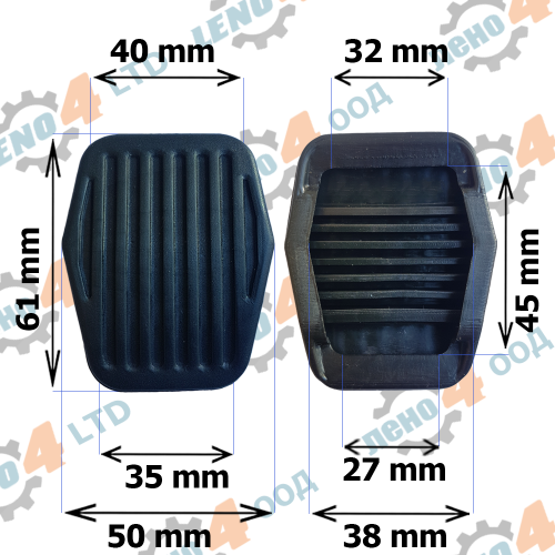 LENO - 4 - ГУМИЧКА ЗА ПЕДАЛ FORD FOCUS KUGA GP-028
