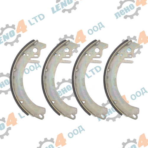 РУСИЯ / RUSSIA  - REAR BRAKE PADS JAWS KIT MOSKVICH 412,2140 RUSSIA 