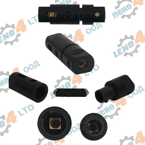 LENO - 4 -  INLINE FUSE HOLDER FOR CONTINENTAL TYPE FUSE WITH BOLT