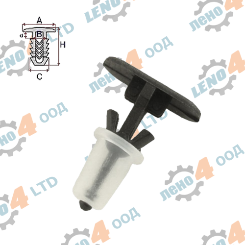 LENO - 4 - DOOR SEAL TRIM CLIP SEAT (001-0090)