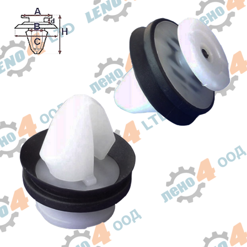 RENAULT - DOOR TRIM PANEL RETAINER RENAULT - (001-0093)