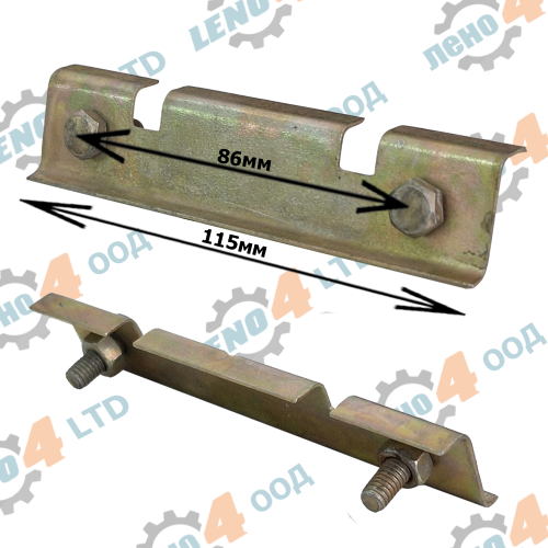 РУСИЯ / RUSSIA  - MOUNTING BRACKET FOR MUD FLAP FOR LADA NIVA ORG.