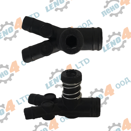 EU - PVC TEE FOR LPG WITH SINGLE REGULATOR