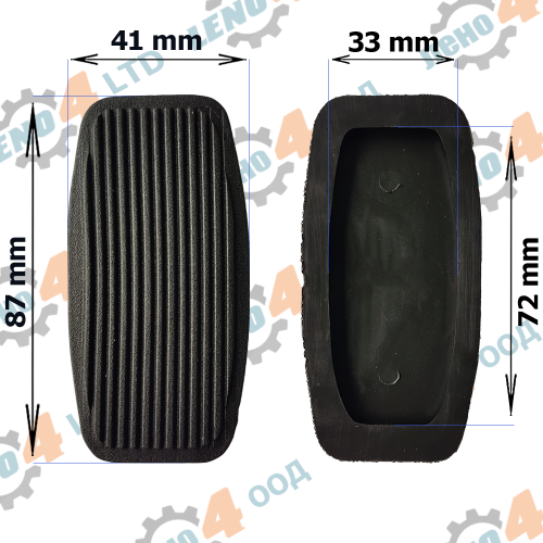 LENO - 4 - ГУМИЧКА ЗА ПЕДАЛ ГАЗ SKODA FELICIA FAVORIT GP-074