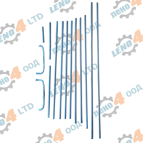 LADA - METAL CHROME EXTERIOR COUPE TRIMS 14 Pcs. KIT LADA VAZ 2103 - 2106 RUSSIAN