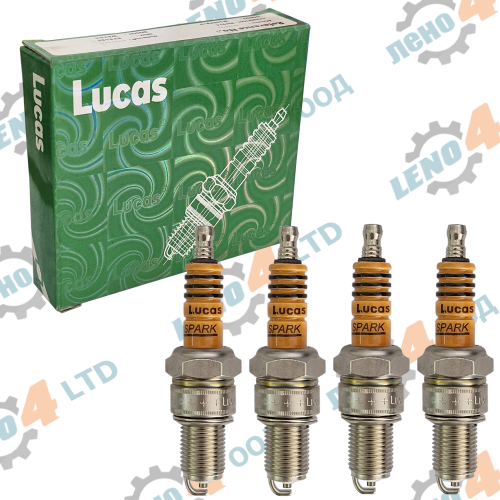 LENO - 4 - СВЕЩИ К-Т 4бр. LUCAS PRSB7E2 ВАЗ 2110 с резистор