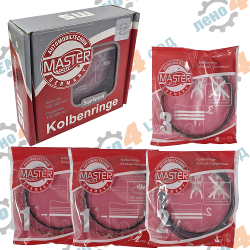 LADA SAMARA 08,083,09,099 - PISTON RINGS SET 82.80mm FOR LADA SAMARA 21083,2109 MASTER SPORT