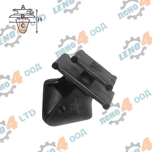 PEUGEOT - CLIPS MOULDING RETAINER PEUGEOT - (001-0047)