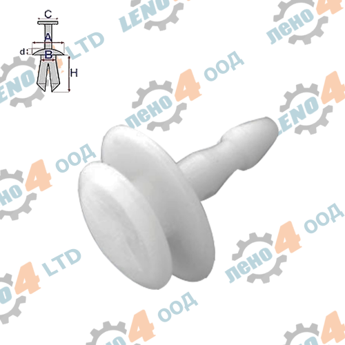 HONDA - DOOR TRIM PANEL RETAINER HONDA - (001-0053)