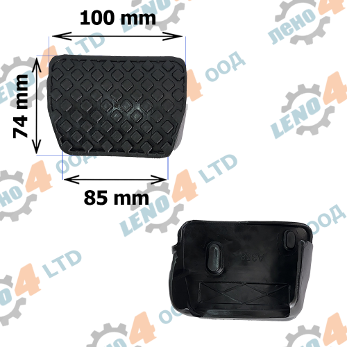 LENO - 4 - RUBBER PEDAL COVER SEAT ALHAMBRA ALTEA LEON TOLEDO 3