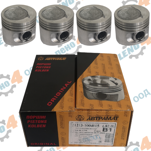LADA NIVA - PISTONS 4pcs SET 82.0 FOR LADA NIVA VAZ 21213,21214,2131,2123