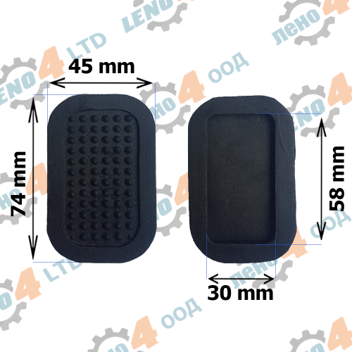 LENO - 4 - ГУМИЧКА ЗА ПЕДАЛ FORD TRANSIT GP-003