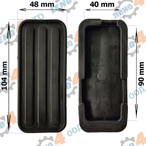 LENO - 4 - ГУМИЧКА ЗА ПЕДАЛ ГАЗ VOLKSWAGEN GOLF 4 BORA NEW BEETLE GP-055