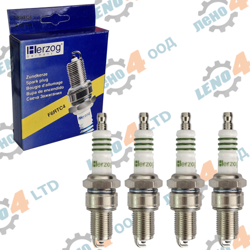 LENO - 4 - СВЕЩИ К-Т 4бр. HERZOG F6RTC4 ВАЗ 2101-07 с резистор