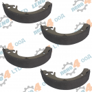 РУСИЯ / RUSSIA  - REAR BRAKE PADS JAWS KIT LADA SAMARA VAZ 2108,21083,2109