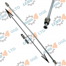 LENO - 4 - HYDRAULIC PIPE M12x1-M12x1 - 400 mm 6x1