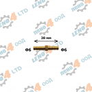 EU - CONNECTOR FOR HOSE Ø 6 mm.