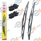 ТОВАРНИ АВТОМОБИЛИ - SET OF 2 GRAPHITE WINDSHIELD WIPERS  28''/70cm FOR CARGO VEHICLES R.B.W.