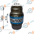EuroEx - BRAIDED EXHAUST PIPE 45x100