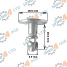 VW - ВИНТ КОРА ПОД ДВИГАТЕЛ ЗА VW - (01-0003)