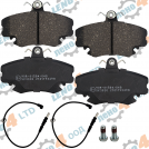 PEUGEOT - FRONT BRAKE PADS WITH SENSOR RENAULT PEUGEOUT DACIA