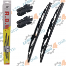 ТОВАРНИ АВТОМОБИЛИ - SET OF 2 GRAPHITE WINDSHIELD WIPERS  24''/60cm FOR CARGO VEHICLES R.B.W.