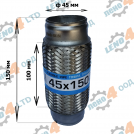 LENO - 4 - BRAIDED EXHAUST PIPE 45x150