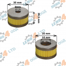 EU - ФИЛТЪР ЗА ГАЗ С ДВЕ ДУПКИ TOMASETTO 8x35 / 16x35 / x20.5 (08)