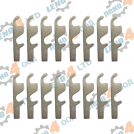 LENO - 4 - FRONT AXLE ADJUSTMENT PLATE VOLGA GAZ 24 18 pcs. SET