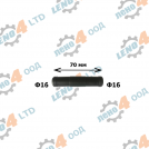 EU - CONNECTOR FOR HOSE  PVC Ø 16 mm.