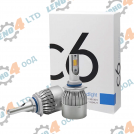 LENO - 4 - КРУШКИ LED ДИОДЕН КОМПЛЕКТ 9006/HB4 C6 LED HEADLIGHT 