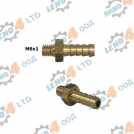 EU - BRASS LPG VACUUM NIPPLE WIDE HOLE