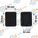 EU - RUBBER PEDAL COVER ISUZU