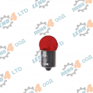 LENO - 4 - bulb 12V 5W BA15s Red