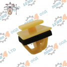 LENO - 4 - BODY SIDE MOULDING CLIP WITH SEALER , YELLOW HYUNDAI (001-0048)