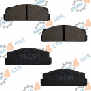FIAT - НАКЛАДКИ ПРЕДНИ FIAT 124 125 127 128 131 132 850 FIORINO RITMO I X1/9