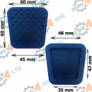 LENO - 4 - ГУМИЧКА ЗА ПЕДАЛ HONDA ACCORD CIVIC CR-V CRX ELEMENT PRELUDE GP-036
