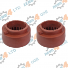 РУСИЯ / RUSSIA  - BUFFER TAMPON FOR SPRINGS REINFORCED LADA NIVA RED PVC 55мм.