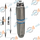 LENO - 4 - BRAIDED EXHAUST PIPE 45x280