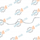 LADA NIVA - REAR LEFT BRAKE PIPE LADA NIVA VAZ 2121