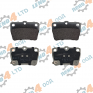 EU - НАКЛАДКИ ЗАДНИ С ДАТЧИК TOYOTA RAV 4 II PETROL 1.8, 2.0 DIESEL 2.0
