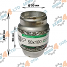 EuroEx - BRAIDED EXHAUST PIPE 50x100