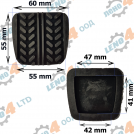 LENO - 4 - RUBBER PEDAL COVER MAZDA 323 626 929 B200 B2200 B2600 MVP MX-3 MX-6 PROTEGE RX-7 GP-045