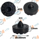 VW - BUFFER TAMPON FOR SPRINGS 33mm. FOR AUDI A4 A6 VOLKSWAGEN GOLF IV GOLF V PASSAT SKODA SUPERB