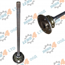 РУСИЯ / RUSSIA  - AXLE ASSEMBLY REAR MOSKVICH  412 