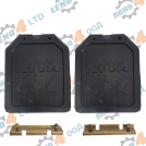 LADA NIVA - MUDGUARDS REAR KIT 2 Pcs. WITH PLANKS LADA NIVA VAZ 2121 4x4