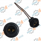 EU - PVC socket for capless bulb 12v5w  